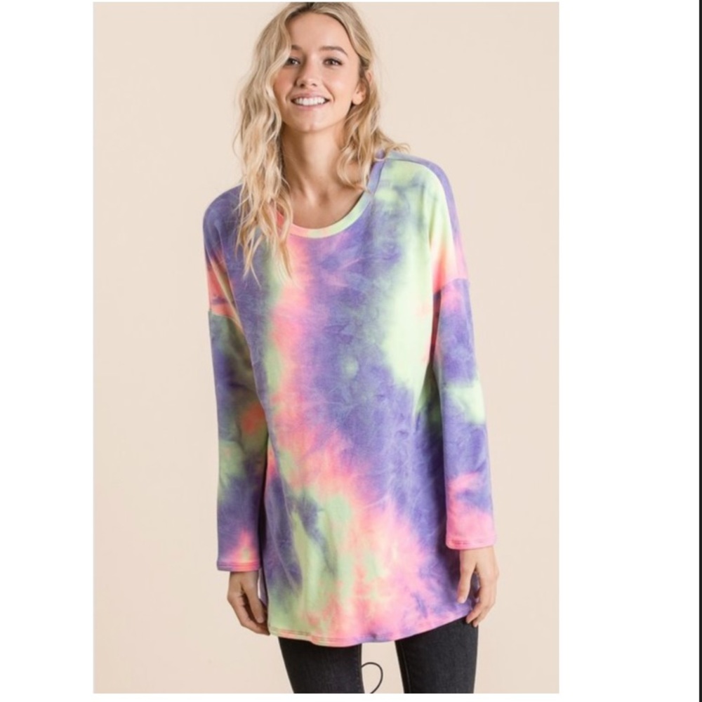 Small left ❤️tie-dye tunic top - Picture 7 of 10